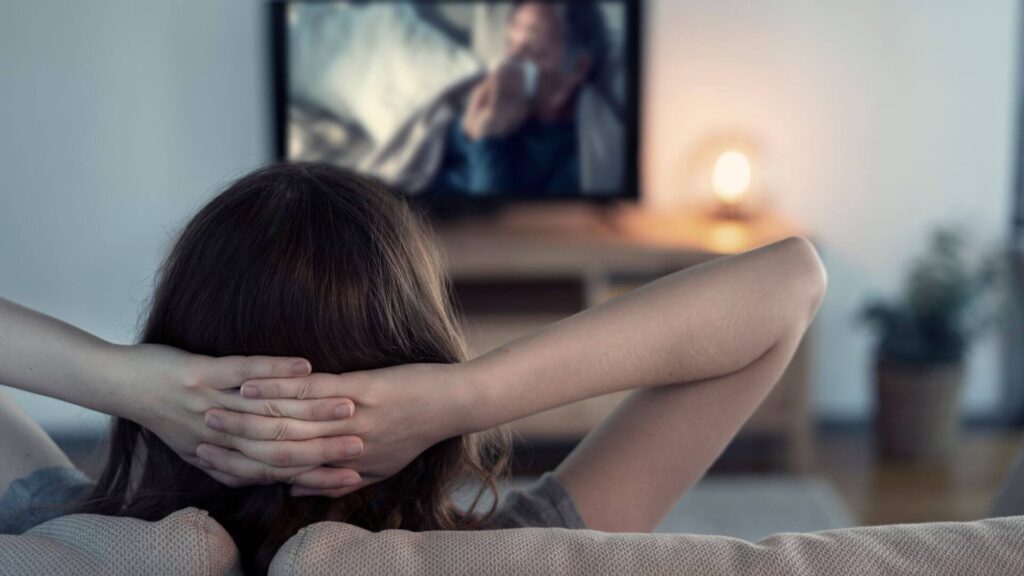 家で映画