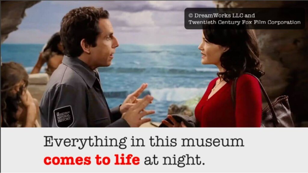 come to life
